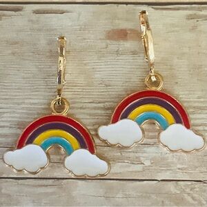 🌼4/$10🌼 NEW Rainbow Hypoallergenic Huggie Hoop Earrings For Kids & Adults